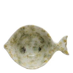 Marinelle skål fisk 10 cm linen v:9666718