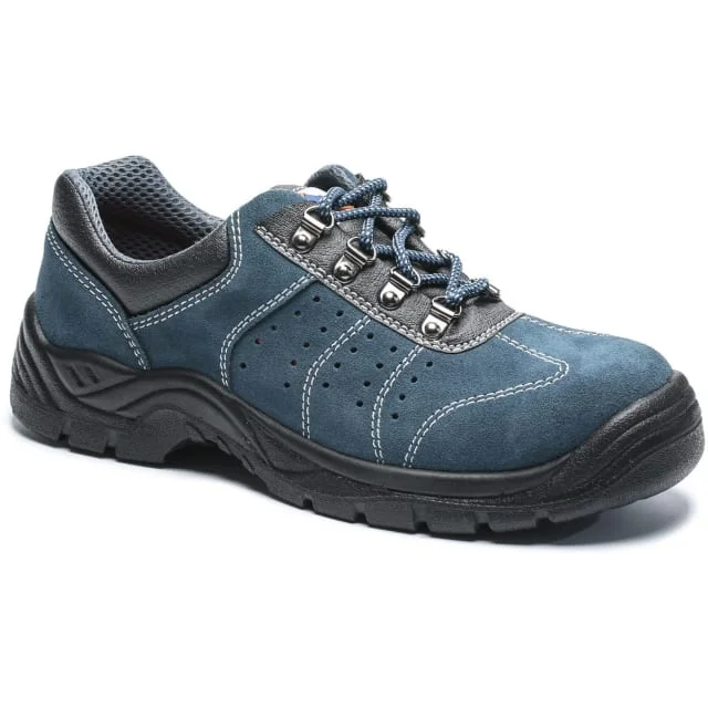 Portwest Steelite vernesko S1P, perforert, blå, str. 38 | FW02BLU_38