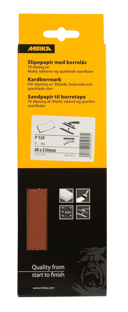 SLIPEPAPIR P120 M/BORRELÅS v:7322303