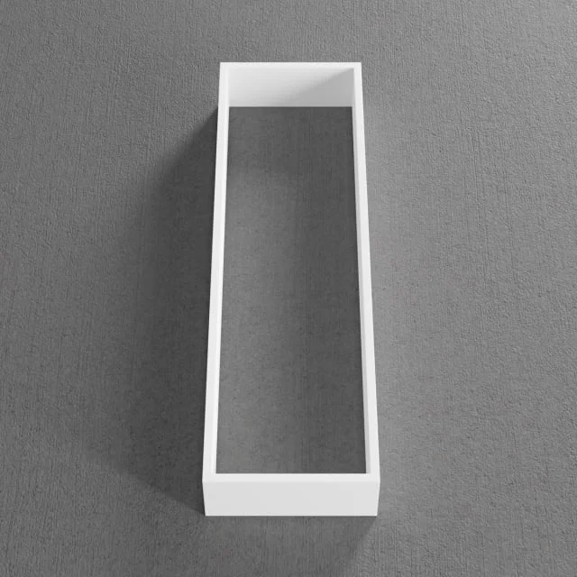 Scandtap Solid D2 skuffeinnsats, 9,7×32,6 cm, matt hvit | 46262