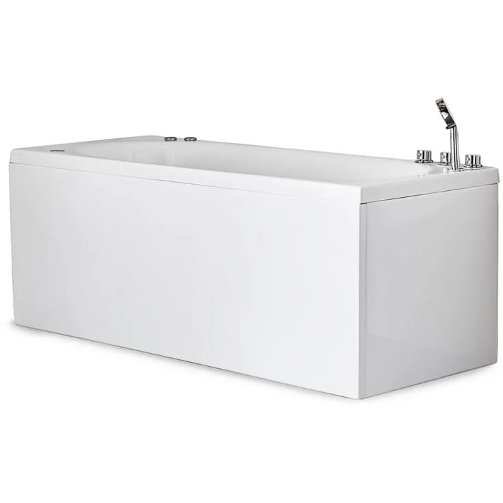 Noro Relounge boblebad Silver, høyre, 1600×700 mm, akryl, hvit | 0111 Noro Relounge boblebad Silver, høyre, 1600×700 mm, akryl, hvit | 0111
