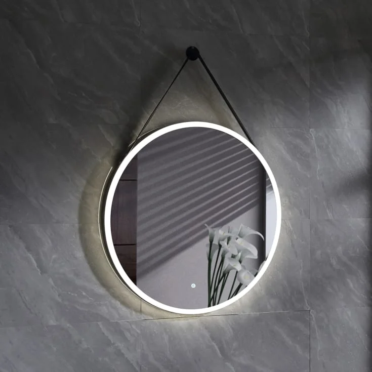 Bathlife Glimma speil, 80×80 cm, med LED-lys, hvit | 401053444 Bathlife Glimma speil, 80×80 cm, med LED-lys, hvit | 401053444