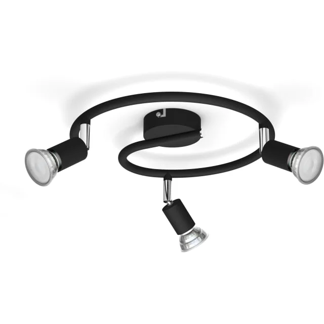 Philips myLiving Limbali spotter i tak, svart | 929003253301