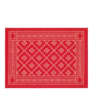 Åttebladrose bordbrikke 35×48 cm rød v:9283833