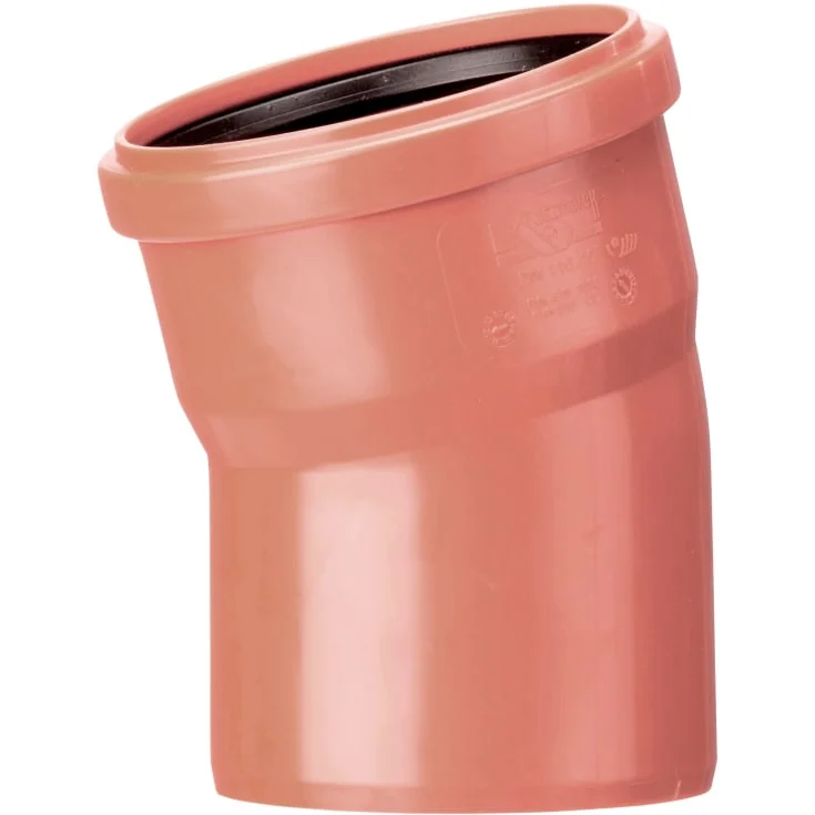 Kloakk Bøyning 110 mm PP, 15° | 0710202330 Kloakk Bøyning 110 mm PP, 15° | 0710202330