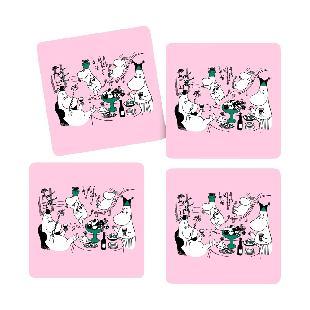 Moomin 80 glassbrikker 9×9 cm 4-pack v:9737629