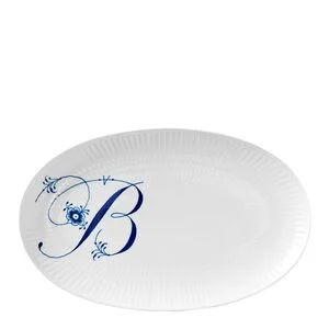 Alfabet oval tallerken B 23 cm v:9171027