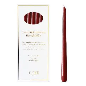 Herregårdslys 30 cm 6 stk vinrød glans v:6062880 Herregårdslys 30 cm 6 stk vinrød glans v:6062880