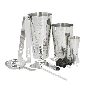 Bartendersett 8 deler stål v:3253815 Bartendersett 8 deler stål v:3253815