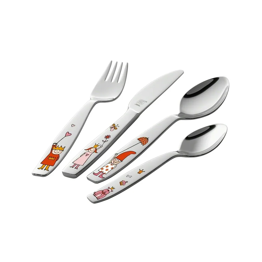 Zwilling Twin Kids Prinsesse barnebestikk 4 deler v:4733072 Zwilling Twin Kids Prinsesse barnebestikk 4 deler v:4733072