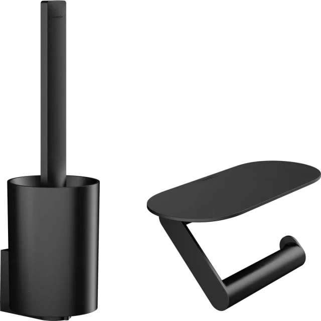 Hansgrohe WallStoris sett, for toalett, sort matt | 27969670