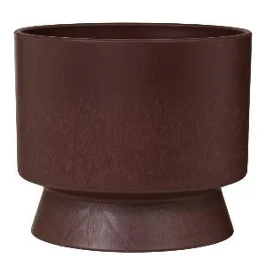 Blomsterpotte Ø19 cm bordeaux v:3073368
