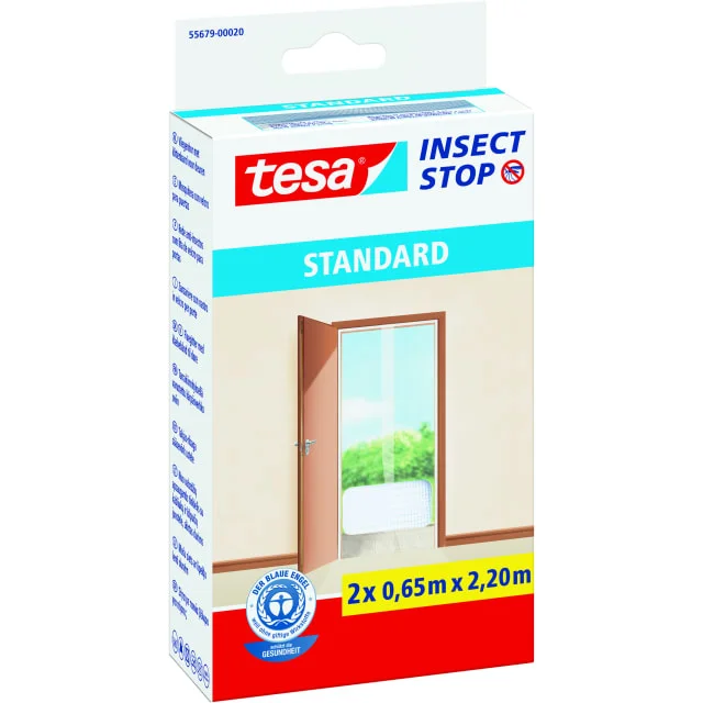 10 stk Tesa Insect Stop Stannard insektnet, 120×220 cm, hvit | 55679-00020-06 10 stk Tesa Insect Stop Stannard insektnet, 120×220 cm, hvit | 55679-00020-06